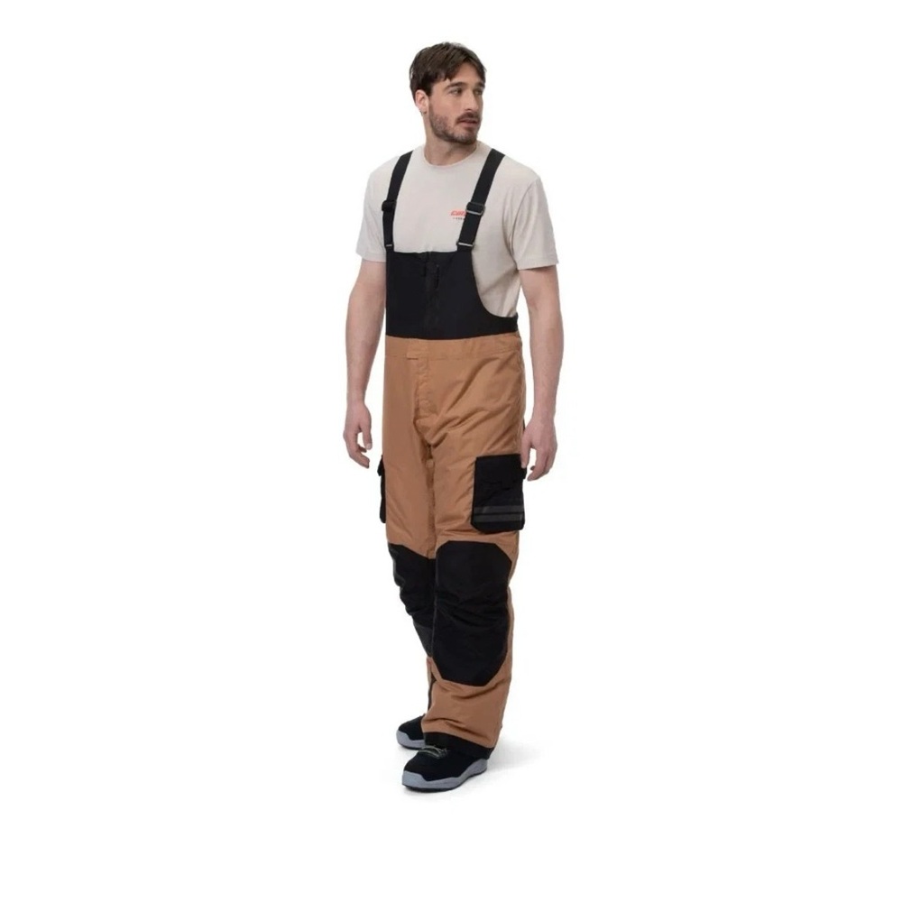 Ski-Doo Snowmobile 286814 Men's Expedition Highpants Khaki XL Snow Bibs